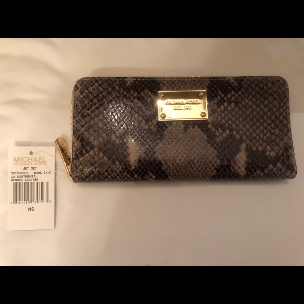 Michael Kors Snake Print Wallet